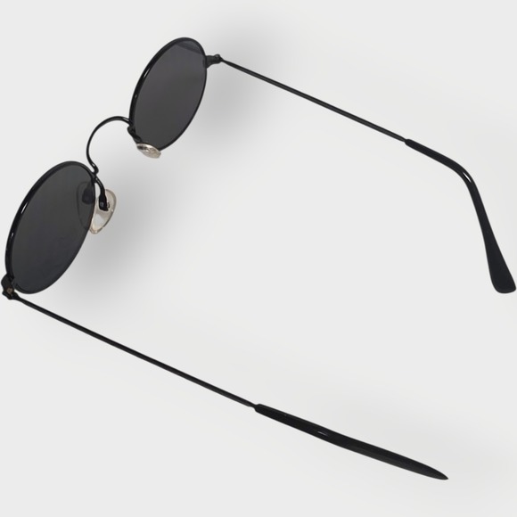 NEW Holographic WIDE HUMAN EYES Sunglasses Glasses Vintage 1990's Black Frames - Picture 5 of 8